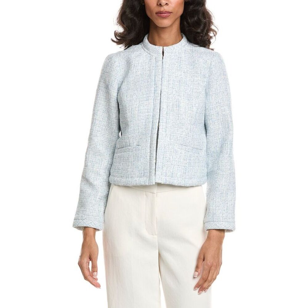 Sail To Sable Womens  Cropped Jacket, Blue